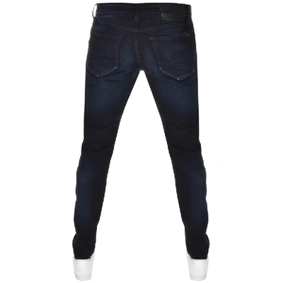 Shop G-star G Star Raw 3301 Slim Fit Jeans Navy