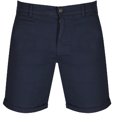 Shop Les Deux Orta Shorts Navy