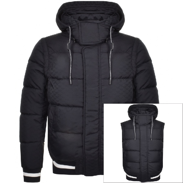 armani eagle padded jacket
