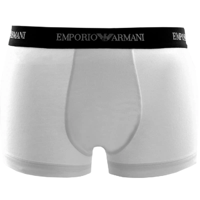 Shop Armani Collezioni Emporio Armani Underwear 3 Pack Trunks In Grey