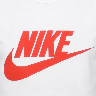 Shop Nike Futura Icon Logo Vest T Shirt White