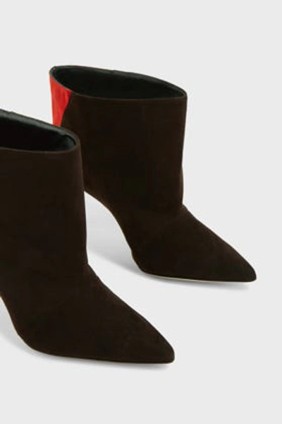 Shop Marskinryyppy Mina Colour-blocked Suede Boots