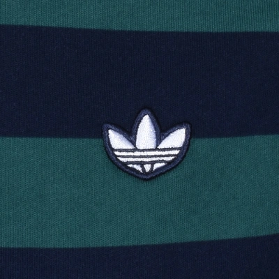 Shop Adidas Originals Stripe T Shirt Green