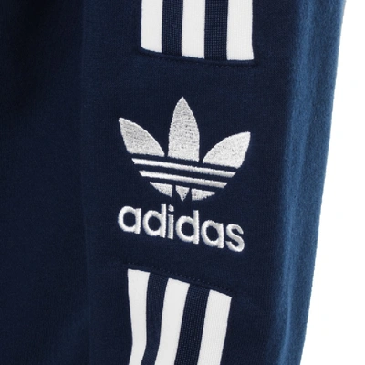 Shop Adidas Originals Lock Up Crew Neck Sweatshirt Navy