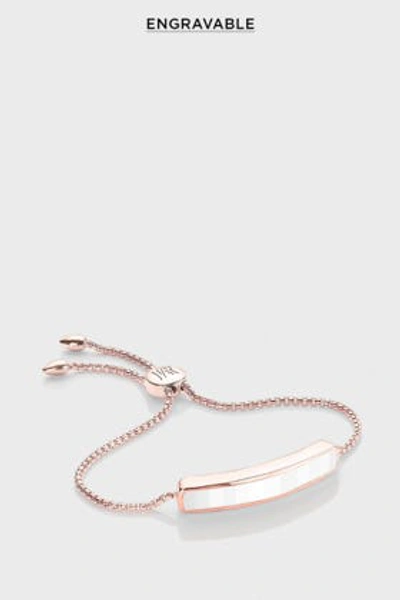 Shop Monica Vinader Baja Bracelet In White