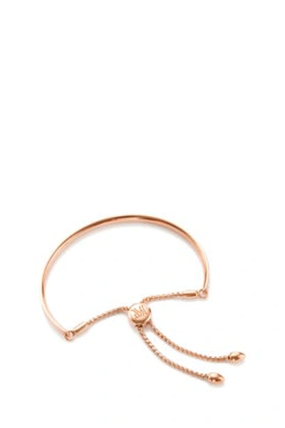 Shop Monica Vinader Rp Fiji Chain Bracelet In Metallic