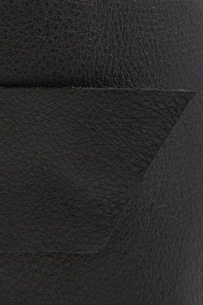 Shop B-low The Belt Demi Wrap Leather Belt In Black