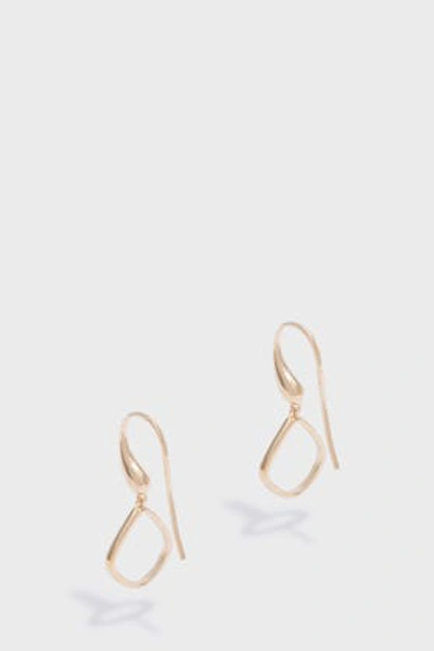 Shop Monica Vinader Gp Riva Kite Earrings Diam In Y Gold