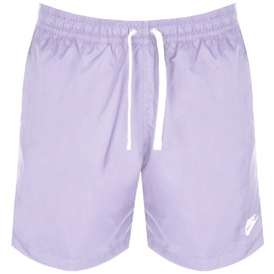 Flow Logo Swim Shorts Purple