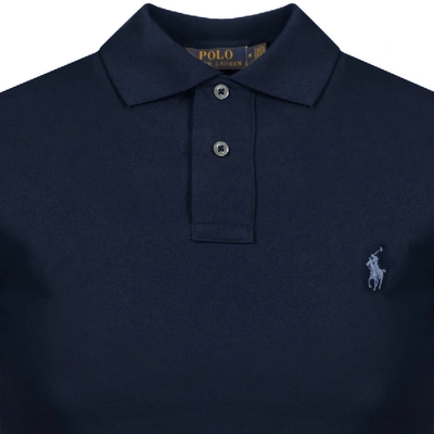 Shop Ralph Lauren Slim Fit Polo T Shirt Navy