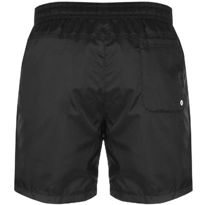 Shop Nike Flow Logo Swim Shorts Black