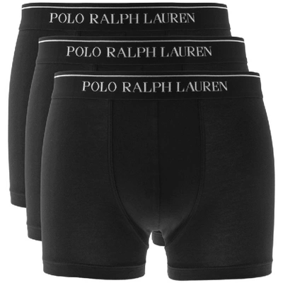 Shop Ralph Lauren Underwear 3 Pack Boxer Shorts Black