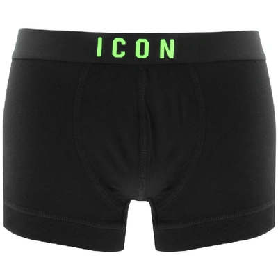 Shop Dsquared2 Underwear Icon Trunks Black