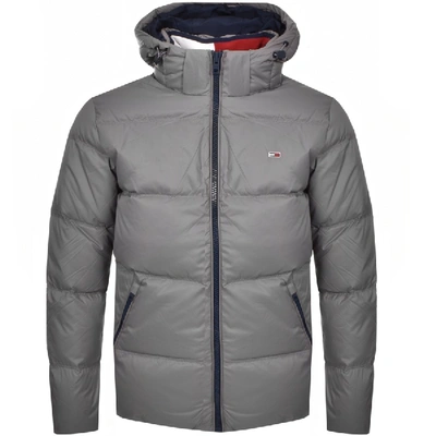 Shop Tommy Jeans Down Jacket Grey