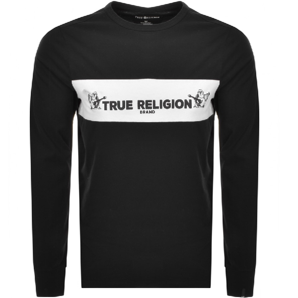 true religion black jumper