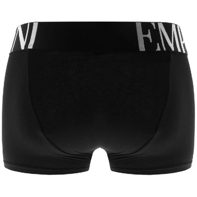 Shop Armani Collezioni Emporio Armani Underwear Stretch Trunks Black