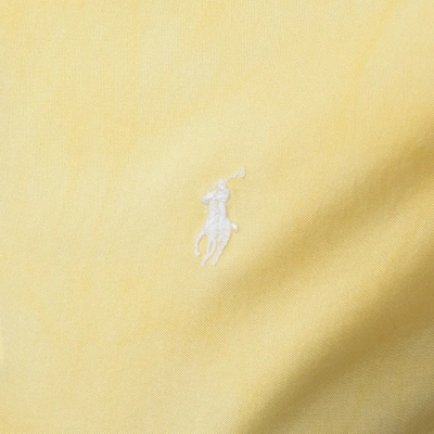Shop Ralph Lauren Short Sleeved Custom Fit Shirt Yellow