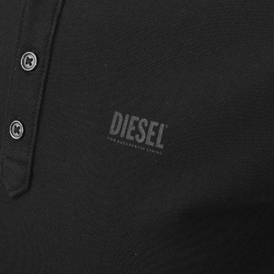 Shop Diesel T Skatt Polo T Shirt Black