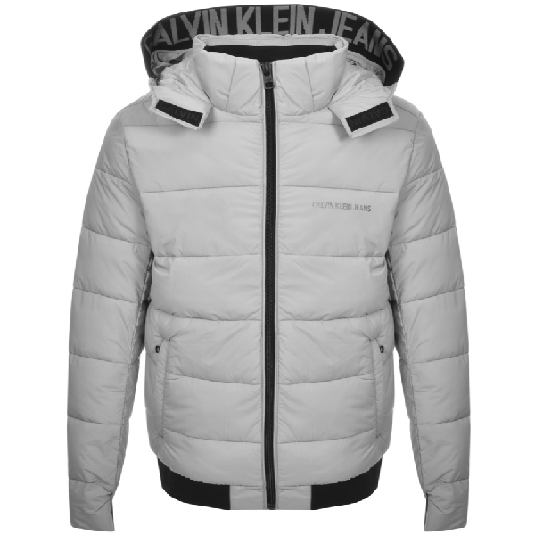 calvin klein jeans hooded down jacket