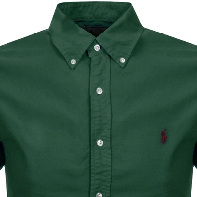 Shop Ralph Lauren Long Sleeved Oxford Shirt Green