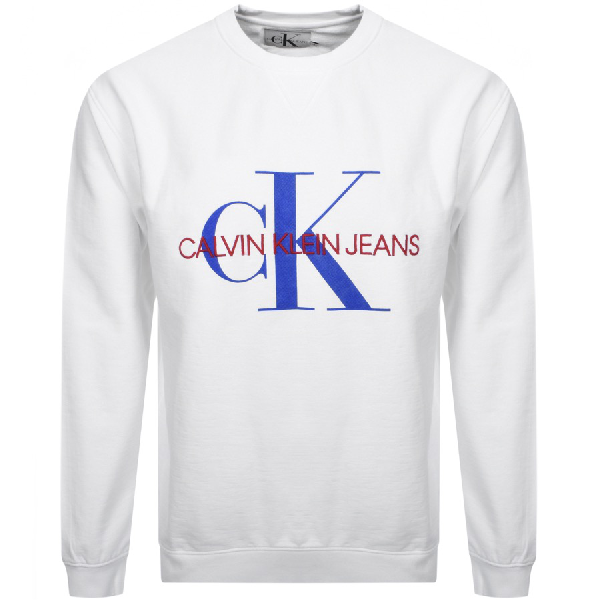calvin klein jeans monogram sweatshirt