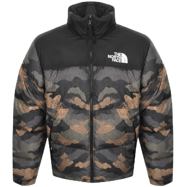 The North Face 1996 Nuptse Down Jacket Green Modesens