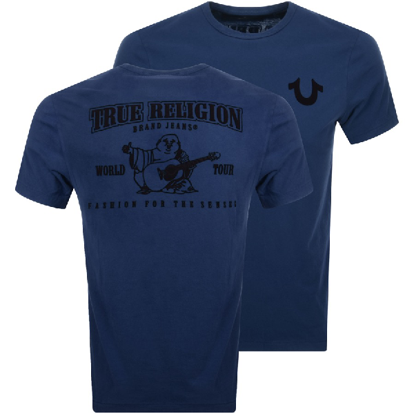 true religion shirt blue