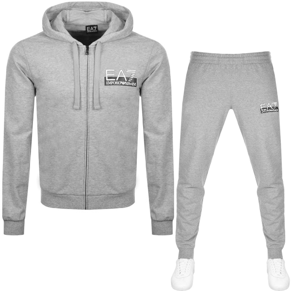 grey emporio armani tracksuit