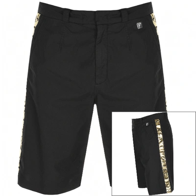 Shop Versace Collection Logo Shorts Black