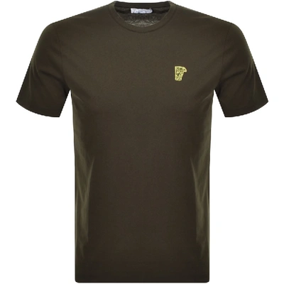 Shop Versace Medusa Logo T Shirt Green