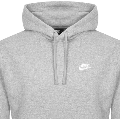 Shop Nike Club Hoodie Grey