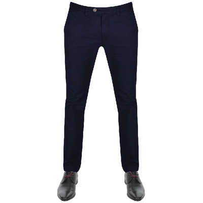 Shop Ted Baker Seenchi Slim Fit Chinos Navy