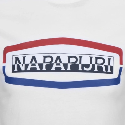 Shop Napapijri Sogy T Shirt White