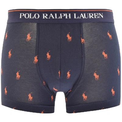 Shop Ralph Lauren Underwear 3 Pack Boxer Trunks In Green