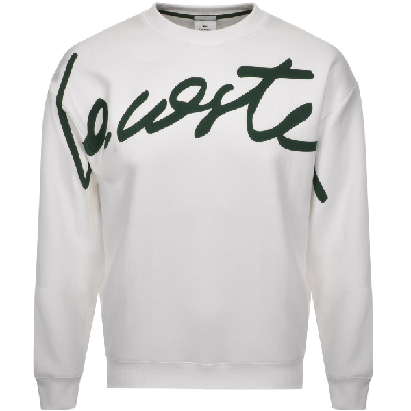 lacoste live crew neck sweatshirt