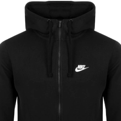 Shop Nike Full Zip Club Hoodie Black