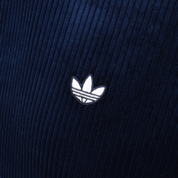 adidas originals samstag premium cord sweatshirt in navy