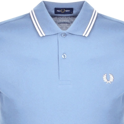 Fred Perry Twin Tipped Polo T Shirt Blue | ModeSens
