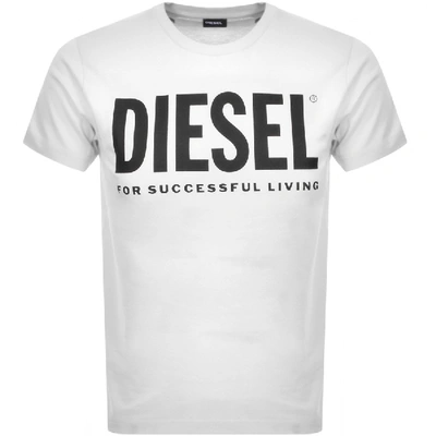 Shop Diesel T Diego Short Sleeved T Shirt White