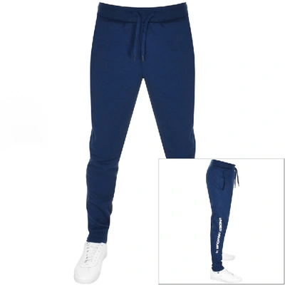 Shop Under Armour Rival Logo Jogging Bottoms Navy