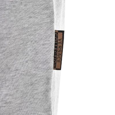 Shop Versace Medusa Logo T Shirt Grey