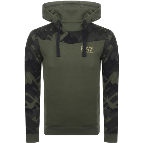 ea7 khaki hoodie