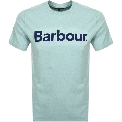 Shop Barbour Ardfern Logo T Shirt Green