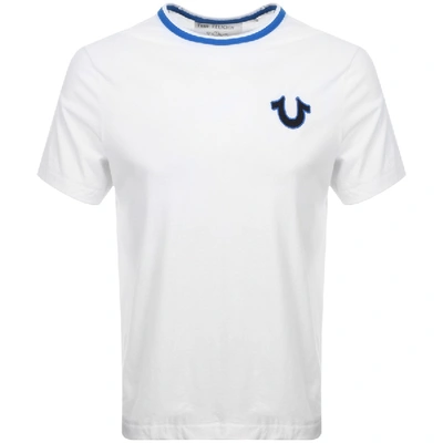 Shop True Religion Double Rib T Shirt White