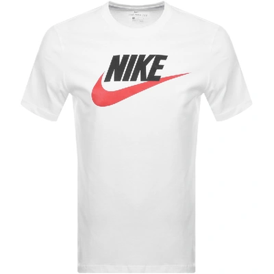 Shop Nike Futura Icon T Shirt White