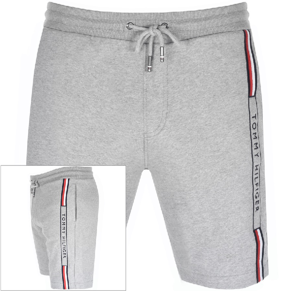 Tommy Hilfiger Logo Shorts Grey | ModeSens