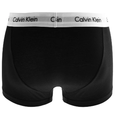 Shop Calvin Klein Underwear 3 Pack Boxer Trunks Black