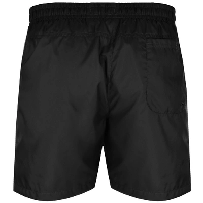 Shop Nike Flow Logo Swim Shorts Black