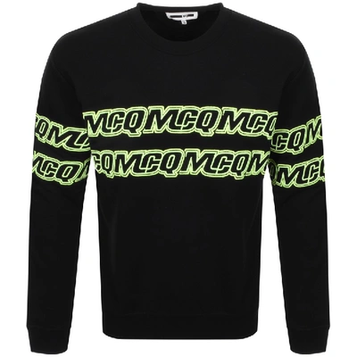 Shop Mcq By Alexander Mcqueen Mcq Alexander Mcqueen Logo Sweatshirt Black