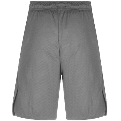 Shop Nike Training Logo Shorts Grey
